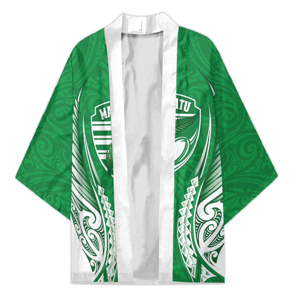 Manawatu 2026 Rugby Custom Kimono NZ Maori Silver Fern