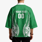 Manawatu 2026 Rugby Custom Kimono NZ Maori Silver Fern
