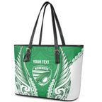 Manawatu 2026 Rugby Custom Leather Tote Bag NZ Maori Silver Fern