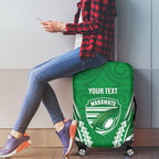 Manawatu 2026 Rugby Custom Luggage Cover NZ Maori Silver Fern