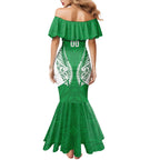Manawatu 2026 Rugby Custom Mermaid Dress NZ Maori Silver Fern