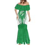 Manawatu 2026 Rugby Custom Mermaid Dress NZ Maori Silver Fern