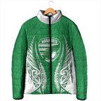 Manawatu 2026 Rugby Custom Padded Jacket NZ Maori Silver Fern