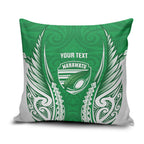 Manawatu 2026 Rugby Custom Pillow Cover NZ Maori Silver Fern