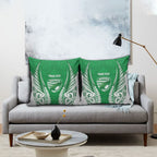 Manawatu 2026 Rugby Custom Pillow Cover NZ Maori Silver Fern