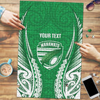Manawatu 2026 Rugby Custom Puzzle NZ Maori Silver Fern