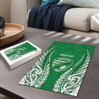 Manawatu 2026 Rugby Custom Puzzle NZ Maori Silver Fern