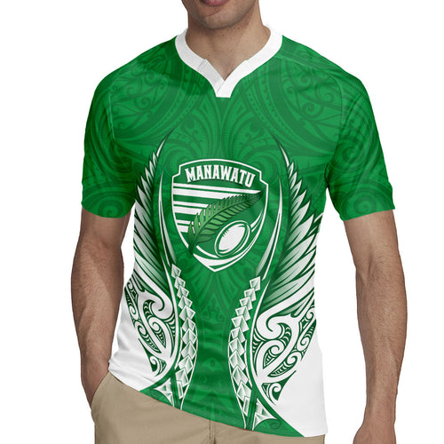 Manawatu 2026 Rugby Custom Rugby Jersey NZ Maori Silver Fern