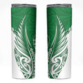 Manawatu 2026 Rugby Custom Skinny Tumbler NZ Maori Silver Fern