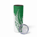 Manawatu 2026 Rugby Custom Skinny Tumbler NZ Maori Silver Fern