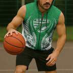 Manawatu 2026 Rugby Custom Sleeveless Zip Hoodie NZ Maori Silver Fern