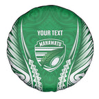 Manawatu 2026 Rugby Custom Spare Tire Cover NZ Maori Silver Fern