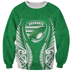 Manawatu 2026 Rugby Custom Sweatshirt NZ Maori Silver Fern