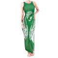Manawatu 2026 Rugby Custom Tank Maxi Dress NZ Maori Silver Fern