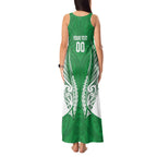 Manawatu 2026 Rugby Custom Tank Maxi Dress NZ Maori Silver Fern