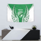 Manawatu 2026 Rugby Custom Tapestry NZ Maori Silver Fern
