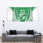 Manawatu 2026 Rugby Custom Tapestry NZ Maori Silver Fern