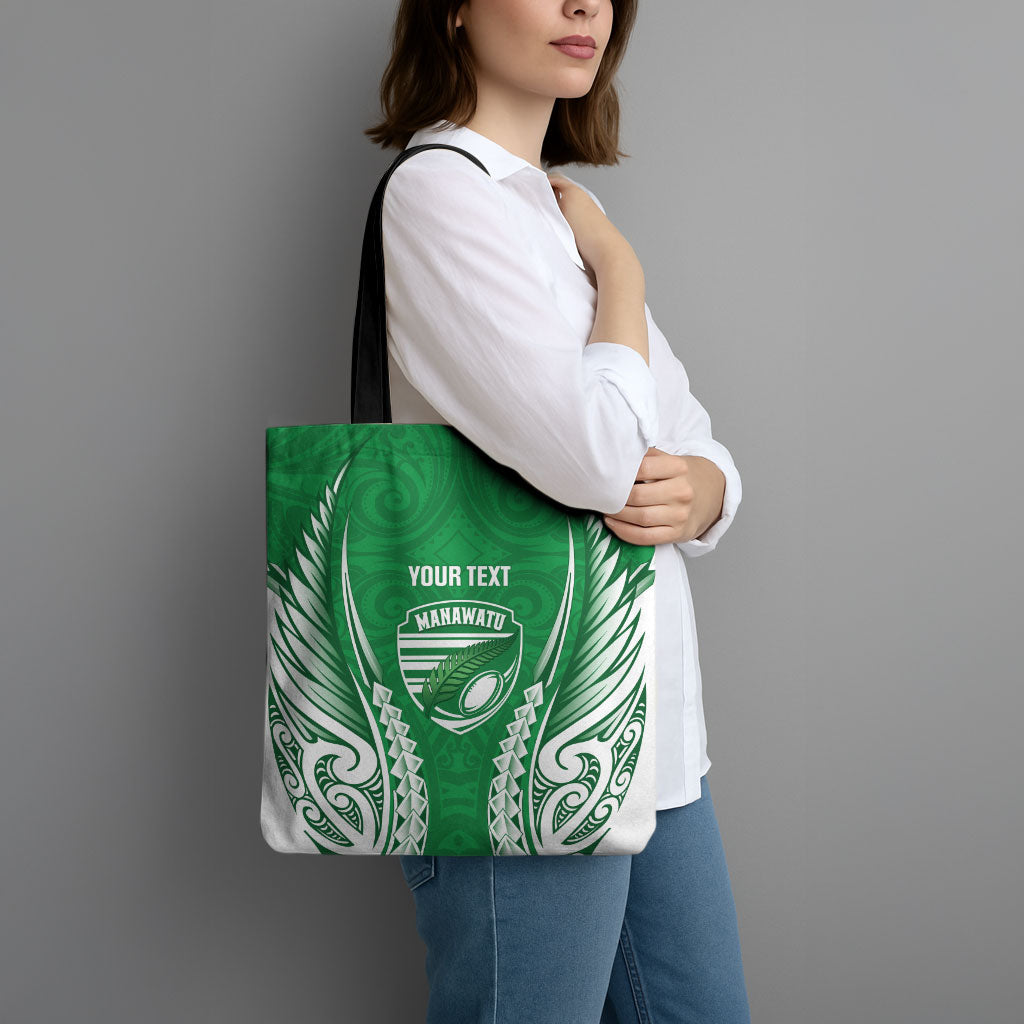 Manawatu 2026 Rugby Custom Tote Bag NZ Maori Silver Fern