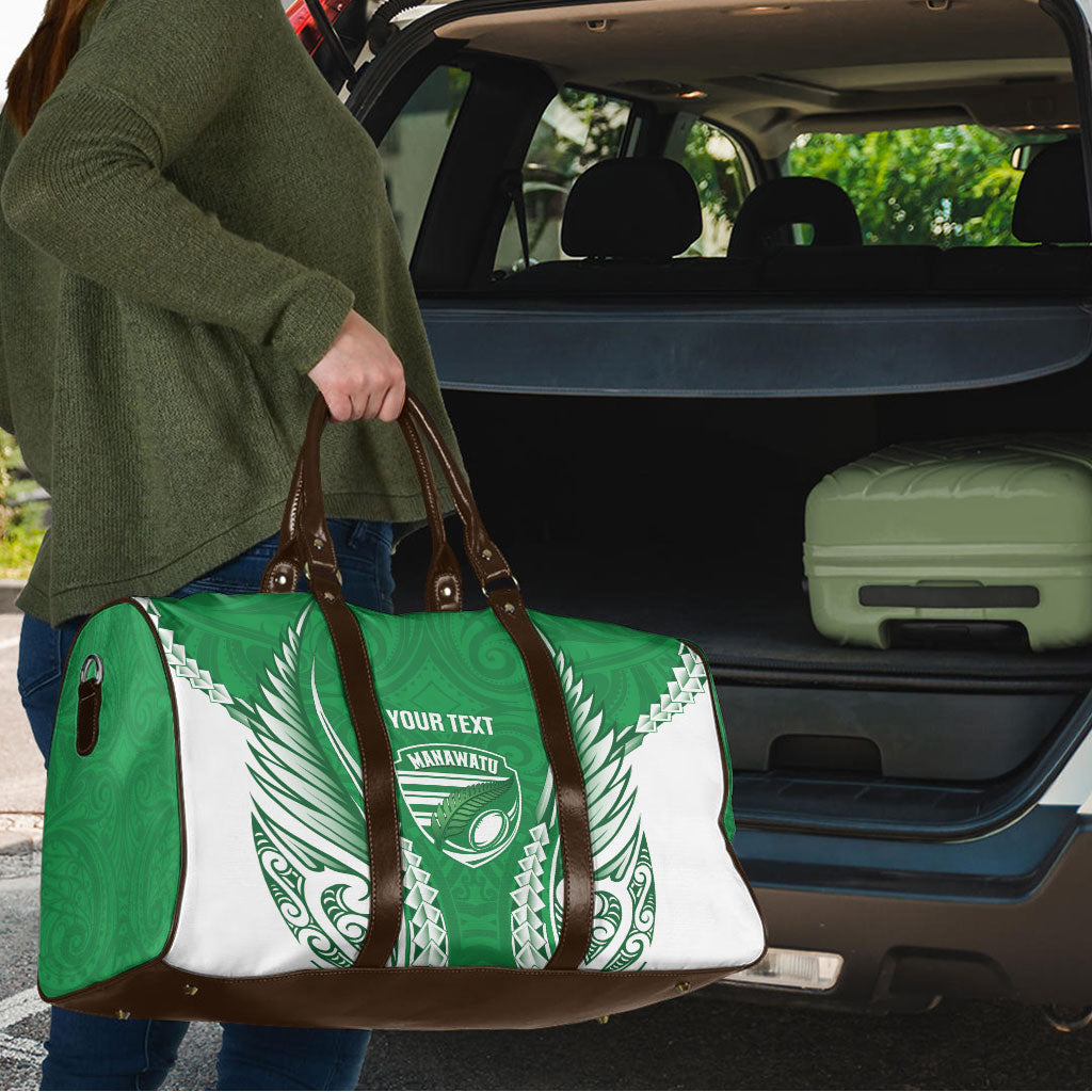 Manawatu 2026 Rugby Custom Travel Bag NZ Maori Silver Fern
