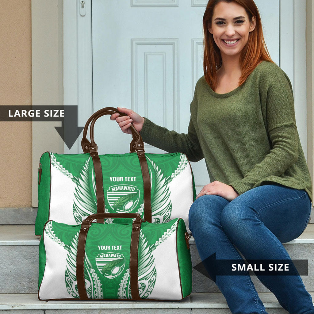 Manawatu 2026 Rugby Custom Travel Bag NZ Maori Silver Fern