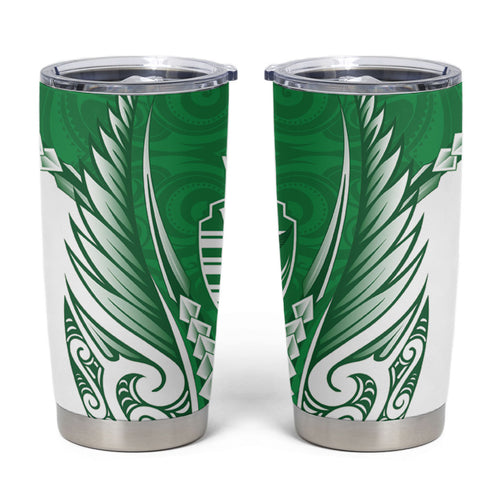 Manawatu 2026 Rugby Custom Tumbler Cup NZ Maori Silver Fern