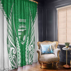 Manawatu 2026 Rugby Custom Window Curtain NZ Maori Silver Fern