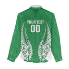 Manawatu 2026 Rugby Custom Women Casual Shirt NZ Maori Silver Fern
