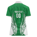 Manawatu 2026 Rugby Custom Women Polo Shirt NZ Maori Silver Fern