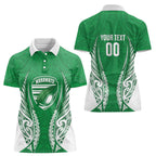 Manawatu 2026 Rugby Custom Women Polo Shirt NZ Maori Silver Fern