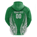 Manawatu 2026 Rugby Custom Zip Hoodie NZ Maori Silver Fern
