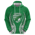 Manawatu 2026 Rugby Custom Zip Hoodie NZ Maori Silver Fern