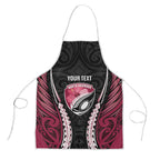 North Harbour 2026 Rugby Custom Apron NZ Maori Silver Fern