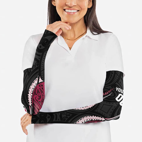 North Harbour 2026 Rugby Custom Arm Sleeves NZ Maori Silver Fern