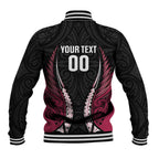 North Harbour 2026 Rugby Custom Baseball Jacket NZ Maori Silver Fern
