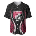 North Harbour 2026 Rugby Custom Baseball Jersey NZ Maori Silver Fern