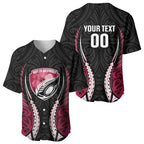 North Harbour 2026 Rugby Custom Baseball Jersey NZ Maori Silver Fern