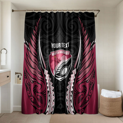 North Harbour 2026 Rugby Custom Bathroom Set NZ Maori Silver Fern