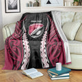 North Harbour 2026 Rugby Custom Blanket NZ Maori Silver Fern