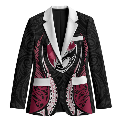 North Harbour 2026 Rugby Custom Blazer NZ Maori Silver Fern