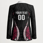 North Harbour 2026 Rugby Custom Blazer NZ Maori Silver Fern