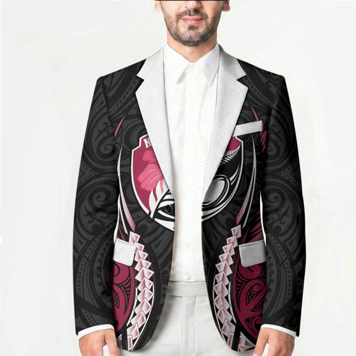 North Harbour 2026 Rugby Custom Blazer NZ Maori Silver Fern