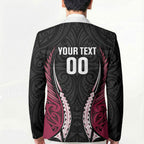 North Harbour 2026 Rugby Custom Blazer NZ Maori Silver Fern