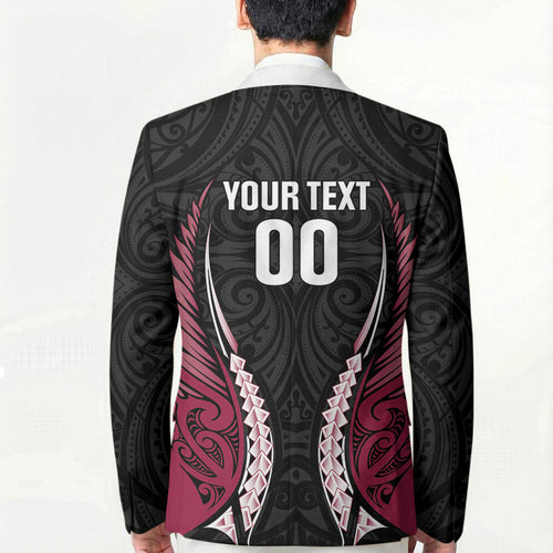 North Harbour 2026 Rugby Custom Blazer NZ Maori Silver Fern