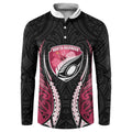 North Harbour 2026 Rugby Custom Button Sweatshirt NZ Maori Silver Fern
