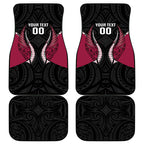 North Harbour 2026 Rugby Custom Car Mats NZ Maori Silver Fern