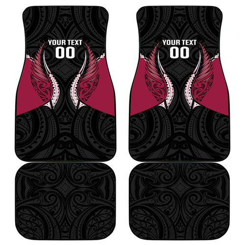 North Harbour 2026 Rugby Custom Car Mats NZ Maori Silver Fern