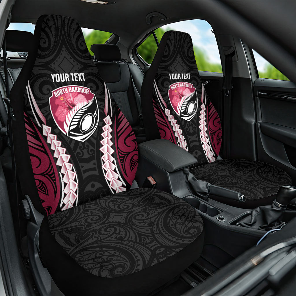 North Harbour 2026 Rugby Custom Car Seat Cover NZ Maori Silver Fern