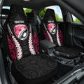 North Harbour 2026 Rugby Custom Car Seat Cover NZ Maori Silver Fern