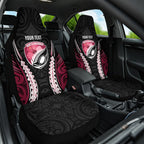 North Harbour 2026 Rugby Custom Car Seat Cover NZ Maori Silver Fern