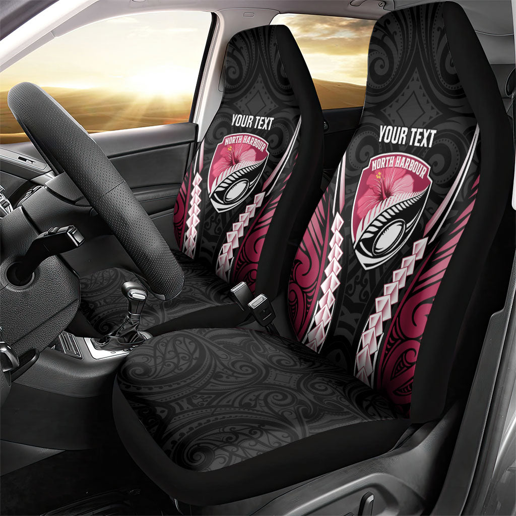 North Harbour 2026 Rugby Custom Car Seat Cover NZ Maori Silver Fern